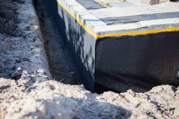 Residential Waterproofing installation at a Chesterfield, IN home by SJ Waterproofing Pros